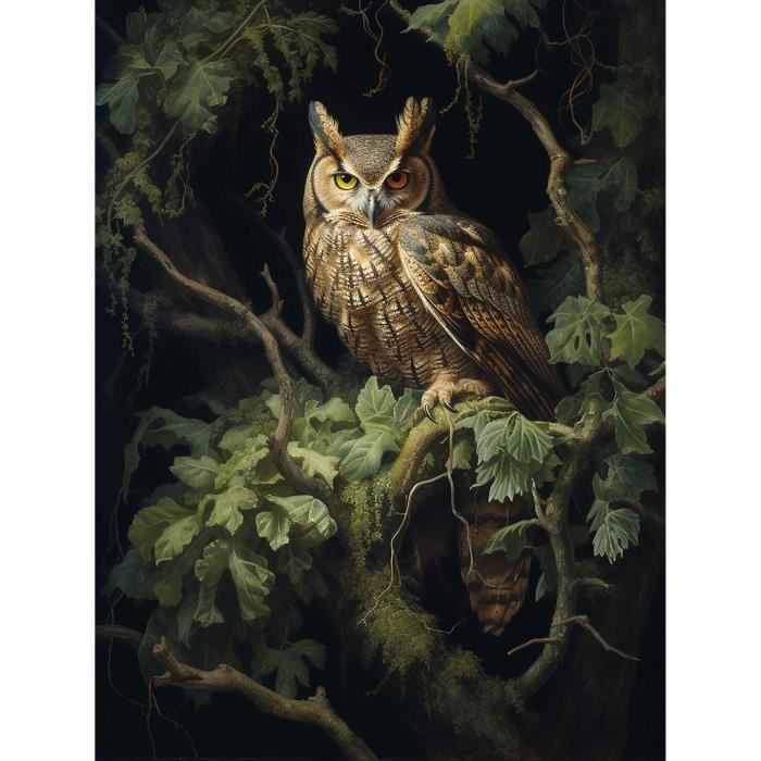 Kit Diamond Painting 5D Aigle 30x40 Cm - Broderie Diamant Complète, DIY Loisir Créatif Adulte, Décoration Murale