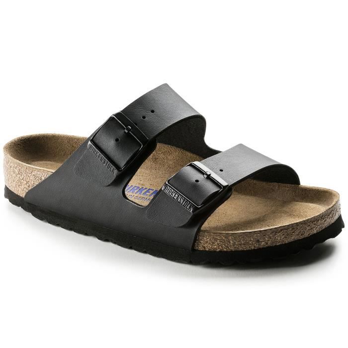 Sandales Birkenstock Arizona Birko-Flor Etroit - black - 46