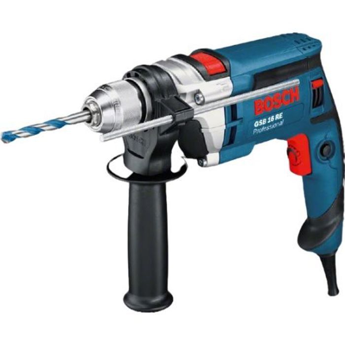 Coffret BOSCH Perceuse Percussion EasyImpact Filaire Mandrin Automatique 550 W