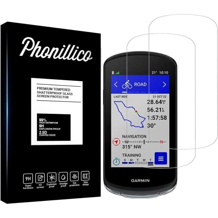 Verre Trempé 3 Pièces Pour Garmin Edge 1040 / 1040 Solar - Protecteur Écran HD 9H Anti-Rayures, Installation Sans Bulles, Ultra Transparent