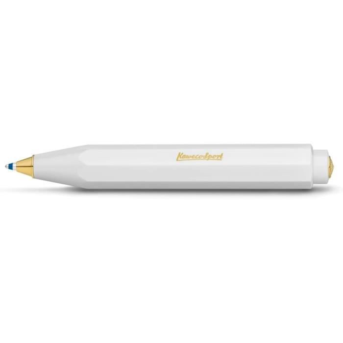 Kaweco Al Sport - Penna a sfera in alluminio di alta qualit? I 12 g, leggera, con meccanismo di curva del cuore affidabile, 10,5 cm, colore: argento