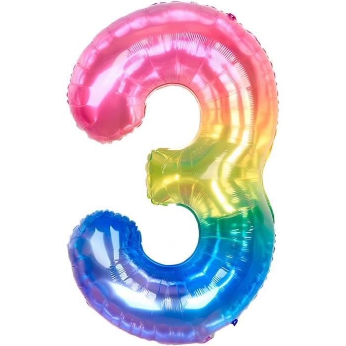 40 Pouces Foil Ballons Chiffre 18/81 Bleu 101cm Gonflable