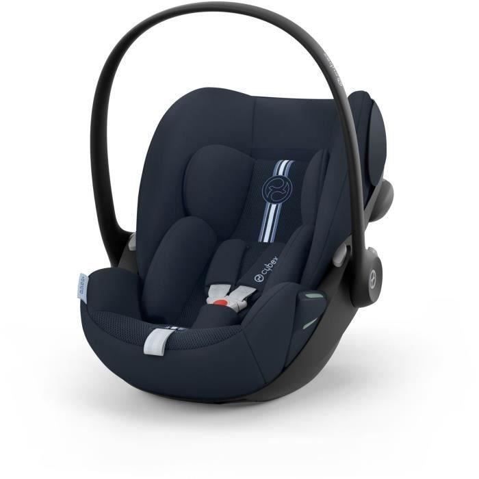 Coque Auto bébé Cloud G CYBEX i-Size - Inclinable - Tissu respirant - Homologation avion - Ocean Blu
