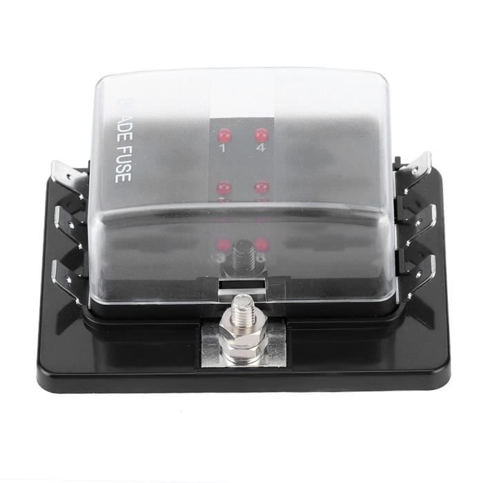 Bloc De Fusibles À Lame 12 Voies,Support De Boîte À Fusibles Étanche