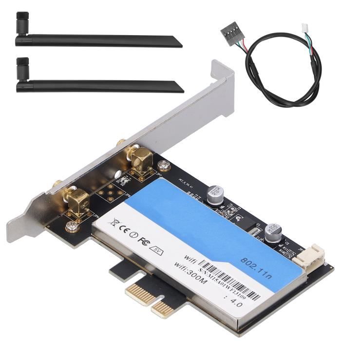 Carte WiFi 6E PCIe Carte WiFi Pour PC 3000 Mbps Bluetooth 5.2 adaptateur  sans fil Bi-bande avec MU-MINO, Compatible Windows 11 - Cdiscount  Informatique