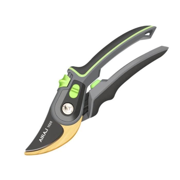 FLORA GUARD Lot De 6 Sécateurs à Micro-pointes En Acier Inoxydable 16,5 Cm