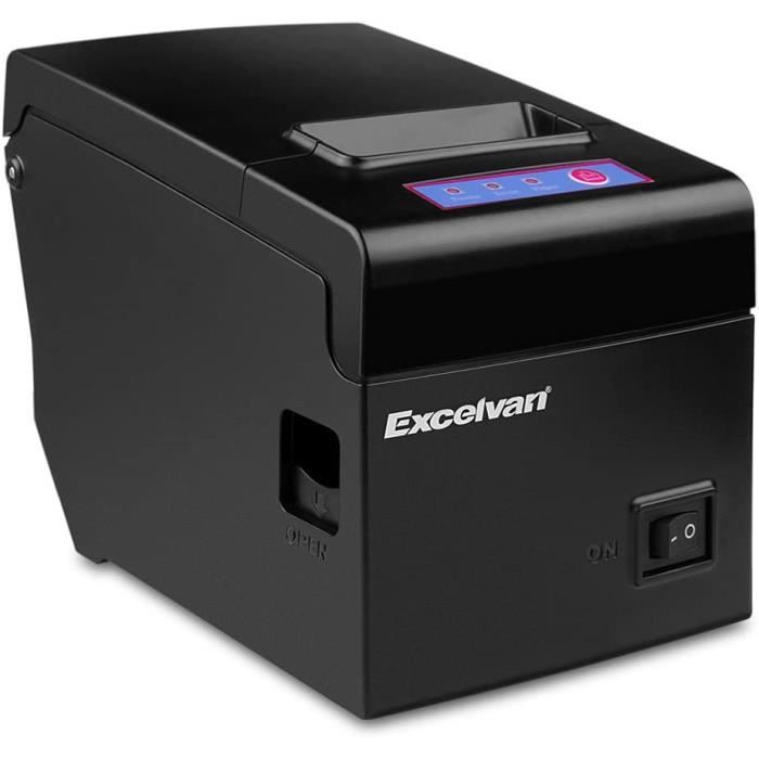 Imprimante thermique – Excelvan – E58 – Bluetooth – 130 mm/s – 58 mm de largeur