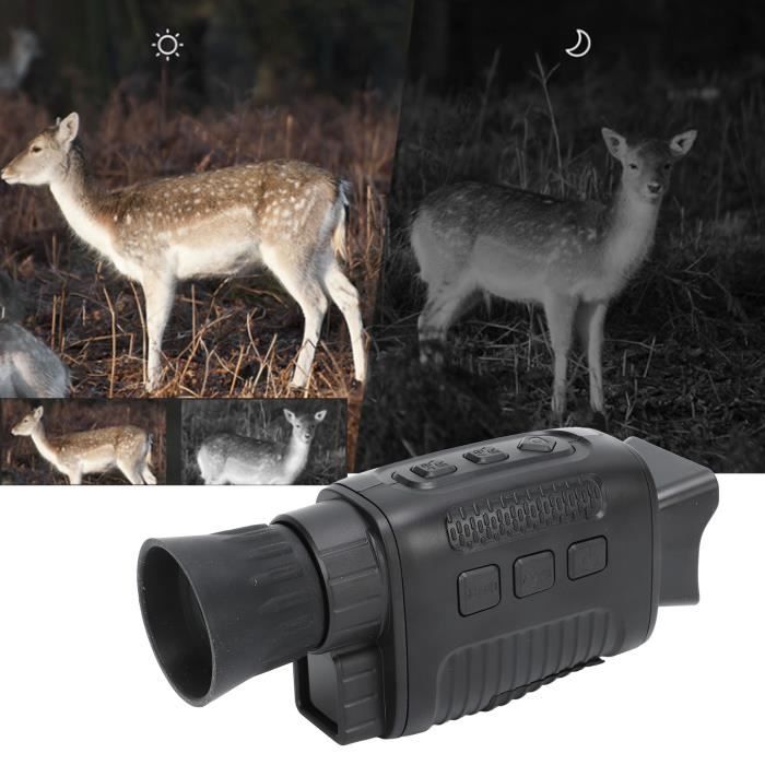 Monoculaire 5X Vision Nocturne avec Caméra HD, Enregistrement Vidéo Ch – Chasse Camera