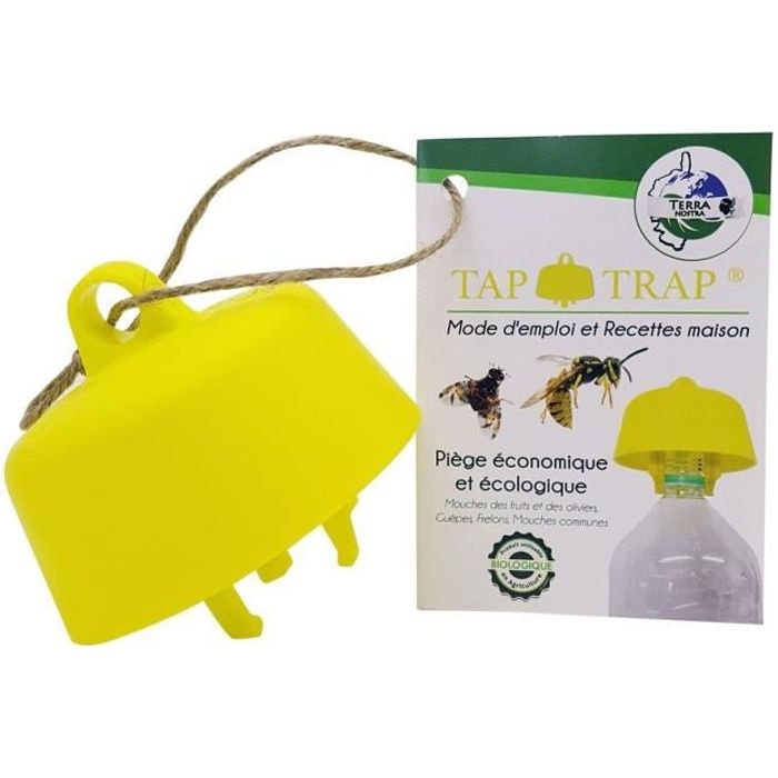 Piège Tap Trap - TERRA NOSTRA - Contre les guêpes & frelons - Economique - Réutilisable