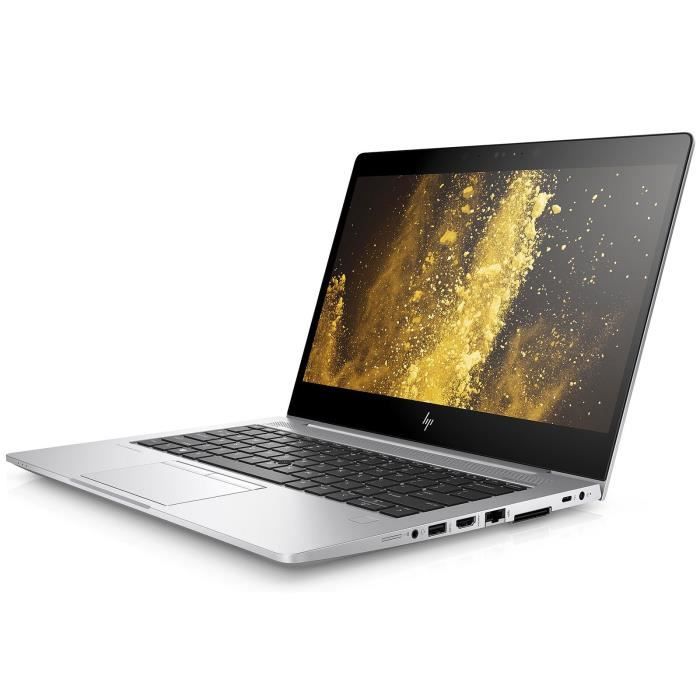 Ordinateur Portable HP Elitebook 830G5 – Core i5 1.7 Ghz – RAM 8 Go – SSD 256 Go