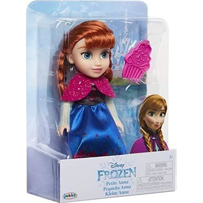 Poupée Anna la reine des neiges 15 cm et 1 accessoire (3071