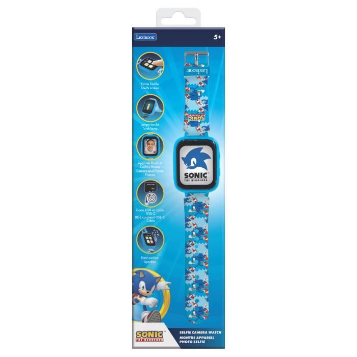 Lexibook Montre Sonic Appareil Photo Selfie écran Tactile HD Caméra 720p MP3 Haut‑Parleur Dictaphone Podomètre 5 Jeux