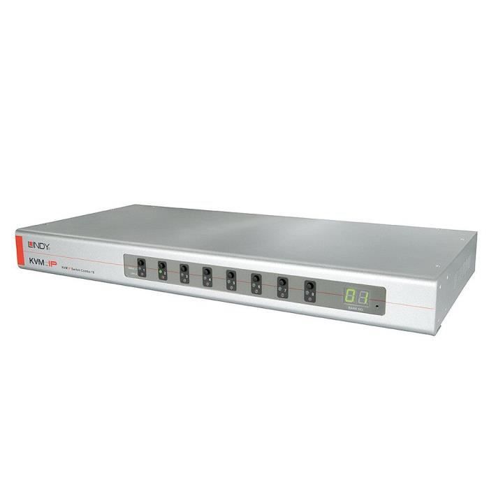 Lindy Switch KVM - LINDY - 8 ports - USB PS/2 - Résolution 2048x1536 - Changement rapide