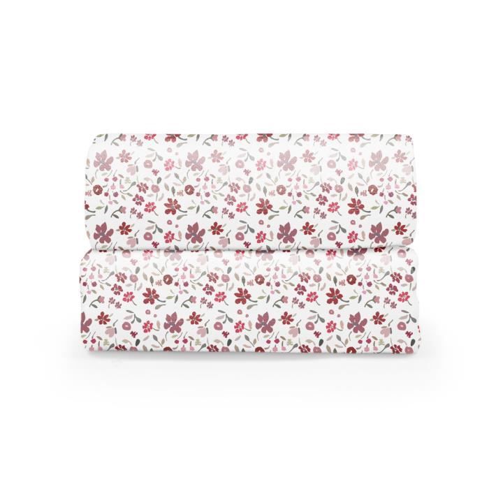 PACK DE 2 LANGE BEBE COTON CARRE DE MOUSSELINE BLANC ET GRIS 76 CM X 76 CM