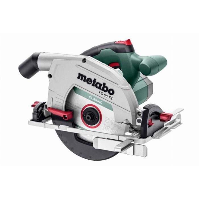 Scie circulaire filaire KS 66 FS METABO + Coffret 601066500