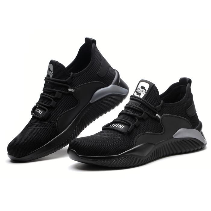 Chaussures De Sécurité Blackrock Pour Homme - Embout Acier 200J - Semelle Anti-perforation - Confort Et Protection Au Travail - 7