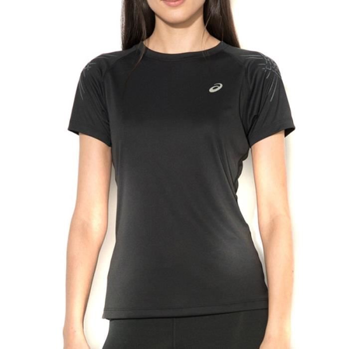 asics t shirt femme noir
