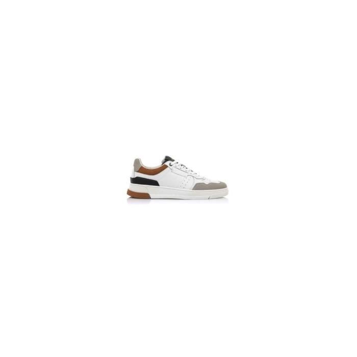 mustang Chaussures Mustang Action Homme 84432-C55063 - Blanc - Lacets
