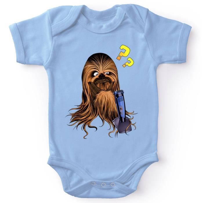 Body Bebe Bleu Star Wars Parodique Chewbacca Qu Est Ce Que C Est Que Ce Truc Parodie Star Wars Noir Cdiscount Pret A Porter