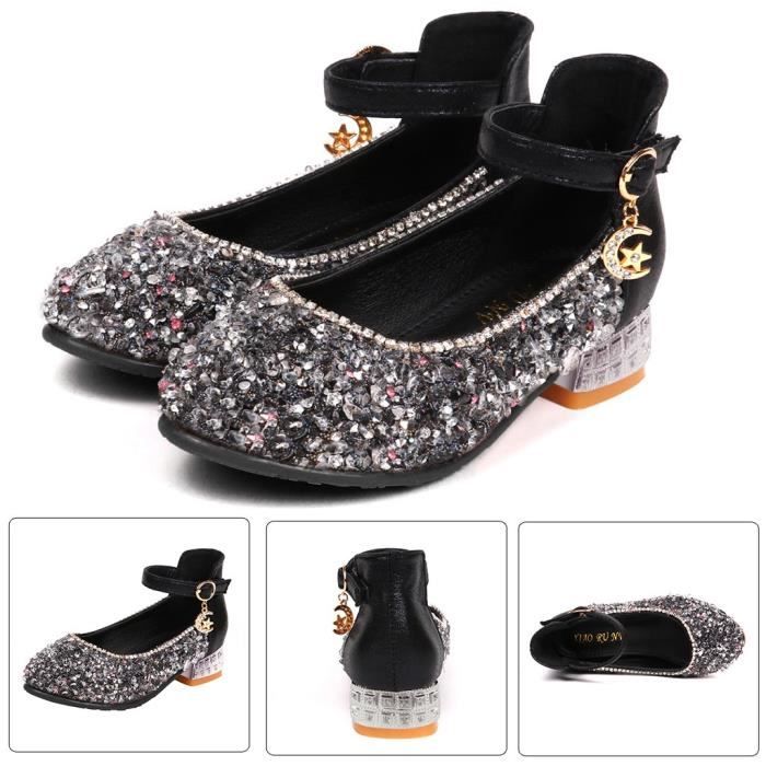 Enfants Filles Cristal Princesse Plage Chaussures souples à Semelles Antidérapantes Sandales