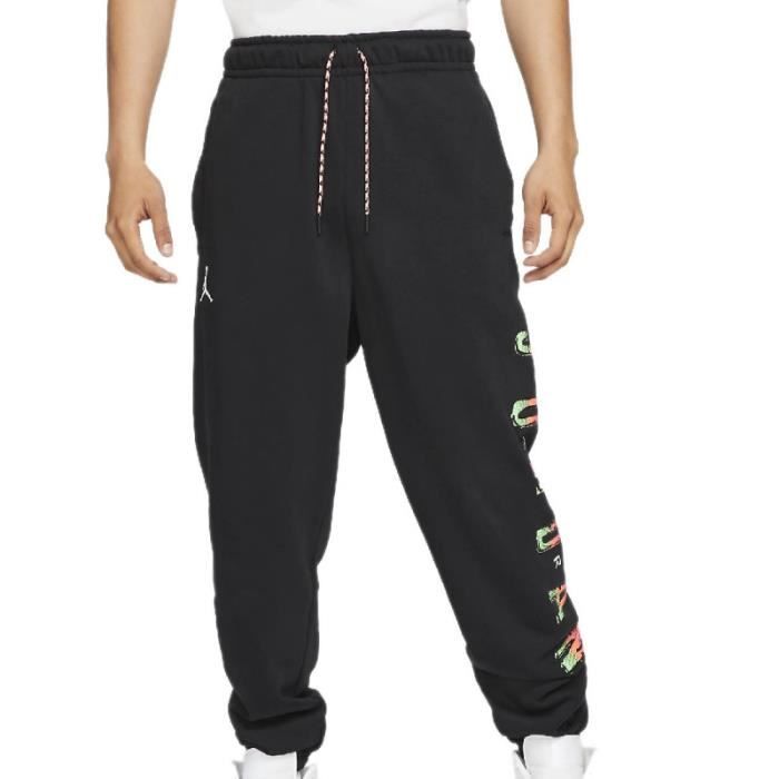 Pantalon de survêtement Nike JORDAN SPORT DNA - Réf. CZ4843-010. Couleur :  Noir. Détails. - Taille élastiquée avec cordons de Noir - Cdiscount  Prêt-à-Porter