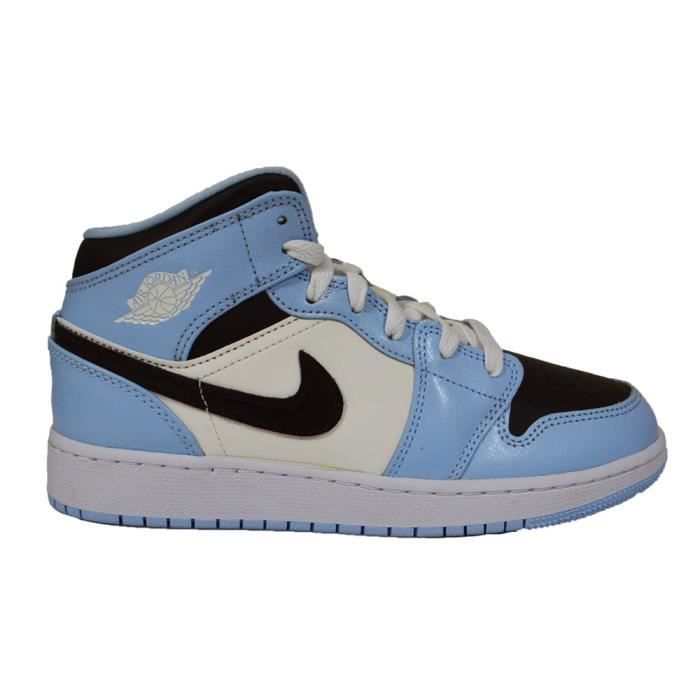Chaussures NIKE Air Jordan Mid GS Bleu Mixte Enfant Cdiscount Sport