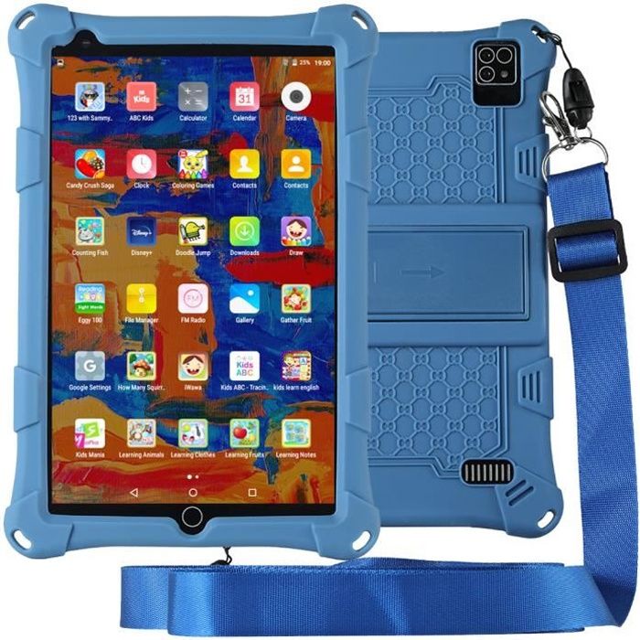 VBESTLIFE 7in Écran Tactile Enfants Tablette PC WiFi Tablette dapprentissage et de Jouer pour Les Enfants Bleu 