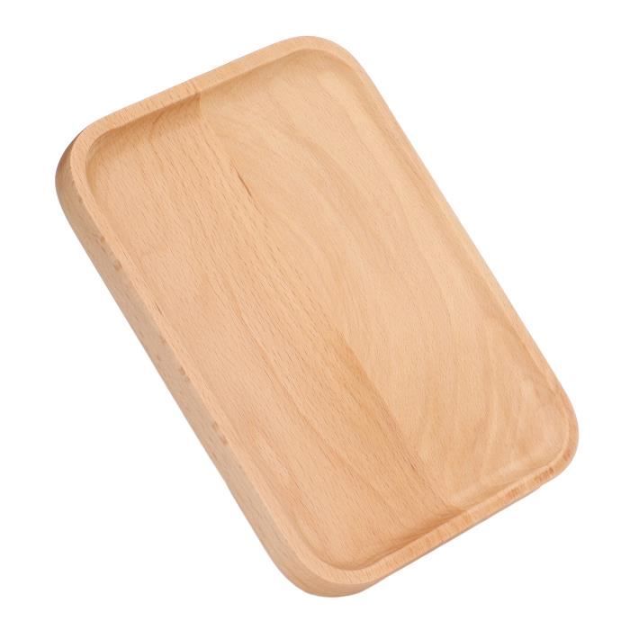 Plateau De Service En Bois Noir Tyenaza – Idéal Pour Petit-déjeuner Au Lit, Apéro Ou Décoration De Table (25 X 18 X 2 Cm)