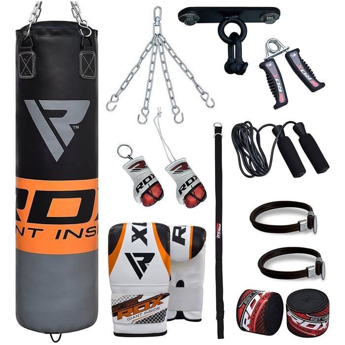 RDX 13PC Sac de Frappe 4FT 5FT Rempli Lourd Punching Ball MMA Muay