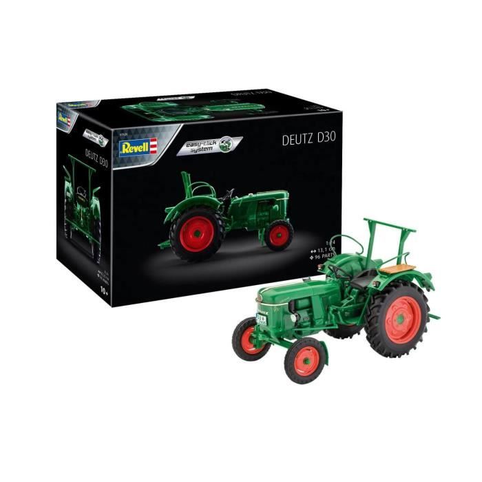 Maquette Tracteur - REVELL - Deutz D30 - Echelle 1:24 - Coloris Unique