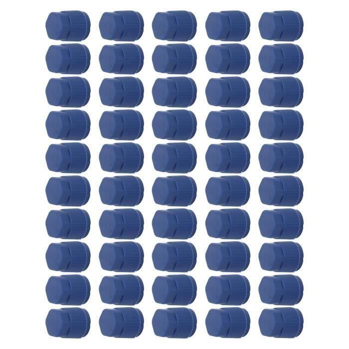 20 PIÈCES BOUCHONS De Valve Ca Bleus Bouchons De Port De Climatisation