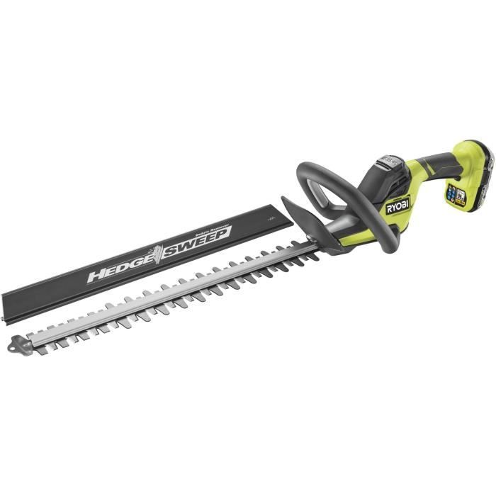 RYOBI - Taille-haies LINEA 18V ONE+ - design en ligne - lames 50 cm - écartement 24 mm + batterie 20 Ah & chargeur - RY18HT50A-120