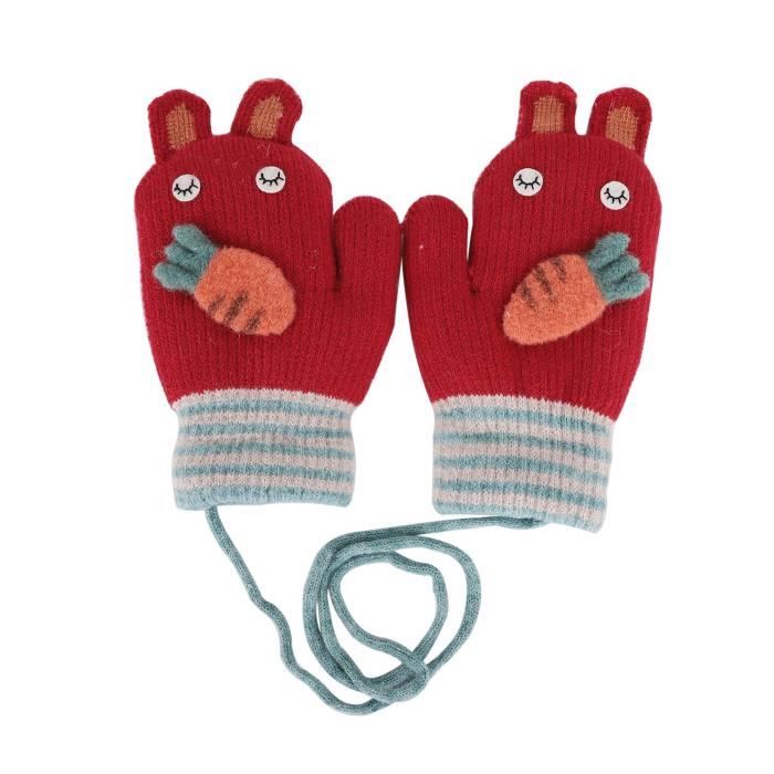 1 Paire Bébé Gants Enfant Fille Garçon Mitaines Epais Tricot Mignon Cerfs Hiver 1 Paire Bébé Gants Enfant Fille Garçon Mitaines Epais Tricot Mignon Cerfs Hiver