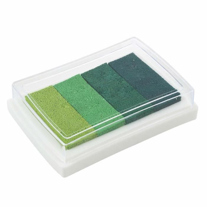 Tampon Encreur Encre Scrapbooking Multicolore Vert Degrade Cdiscount