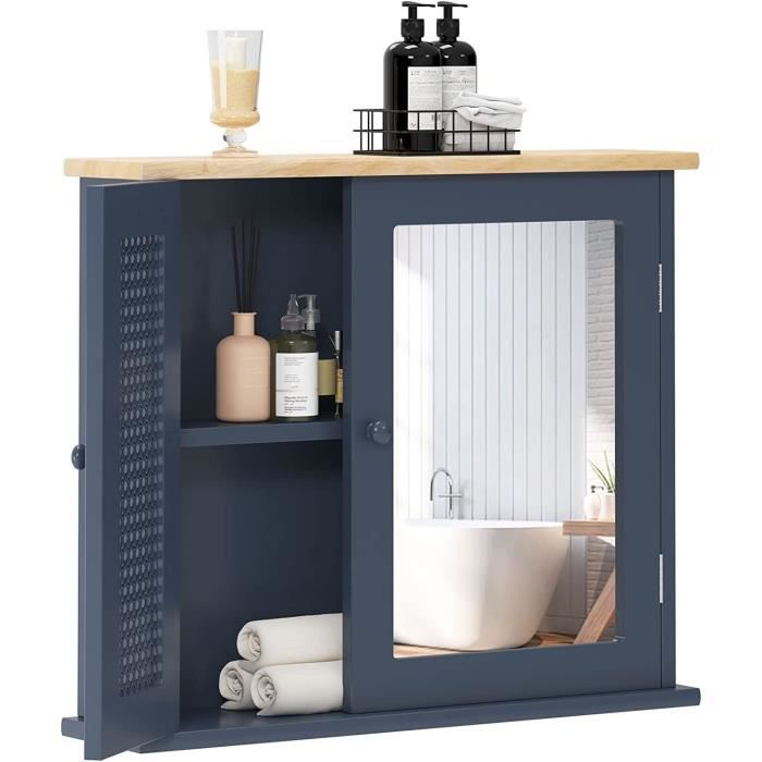 Miroir de salle de bain LED rectangulaire sans cadre à commande gestuelle 600 mm x 800 mm avec antibuée et haut-parleur Bluetooth｜Homary