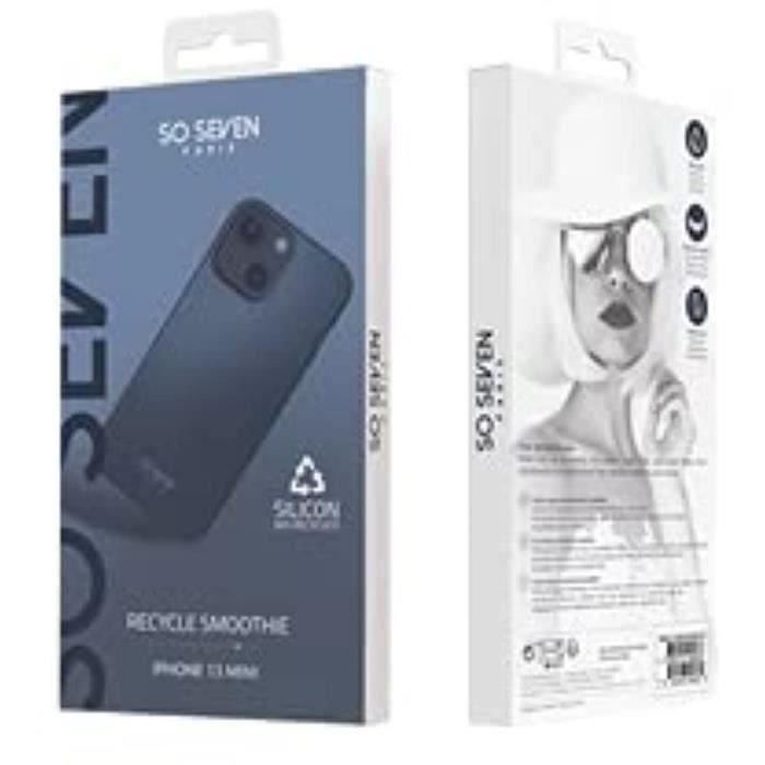 SO SEVEN COQUE SMOOTHIE RECYCLE BLEU IPHONE 13 MINI