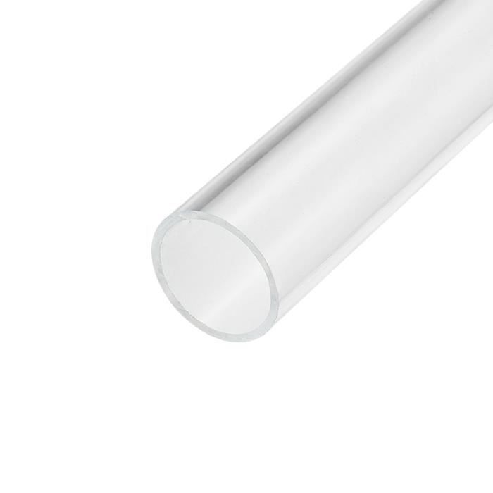 Tuyau Acrylique 34mmx40mm 500mm Uxcell - Pour Système De Refroidissement Eau, Bricolage, Neuf