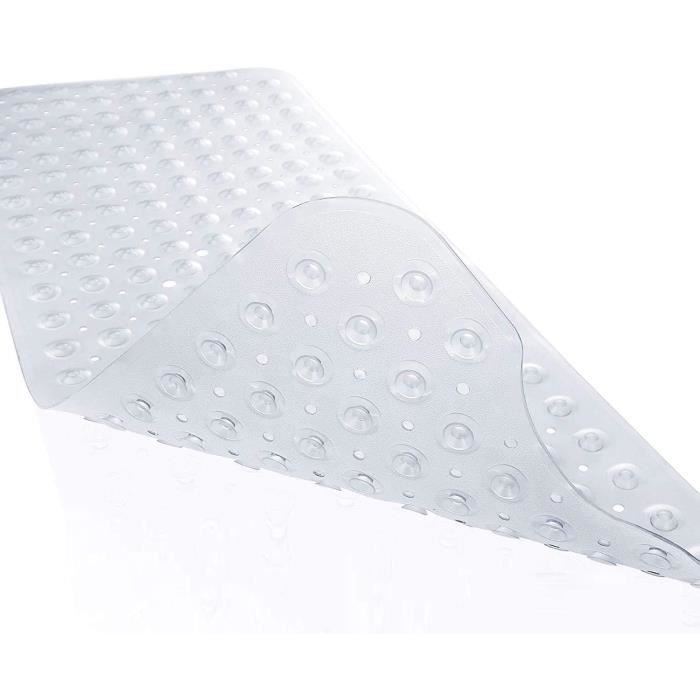 Tapis De Douche Antidérapant Avec Ventouses Tapis De Bain Tapis De Baignoire Transparent, 70