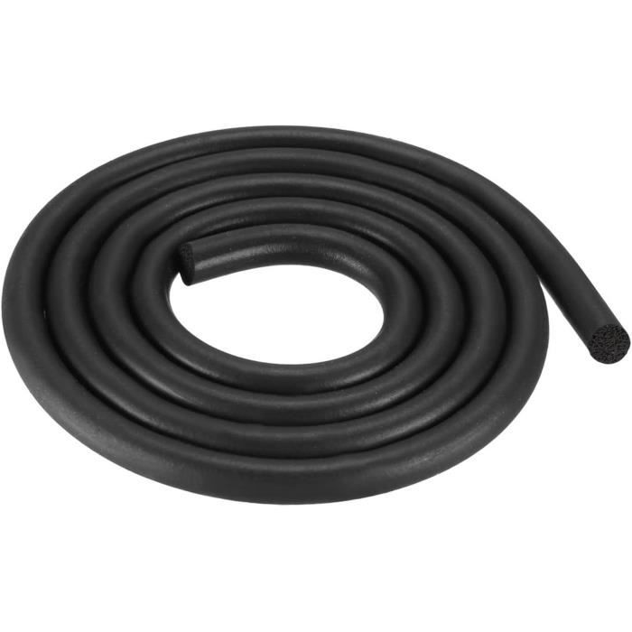 sourcing map Rubberen afdichtstrip schuim 5 mm diameter. 5