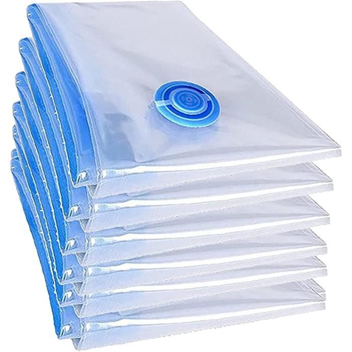Lot De 12 Sacs De Rangement Sous Vide - 3 Tailles (70x50, 60x40, 50x35 Cm) - Compression Manuelle Sans Pompe