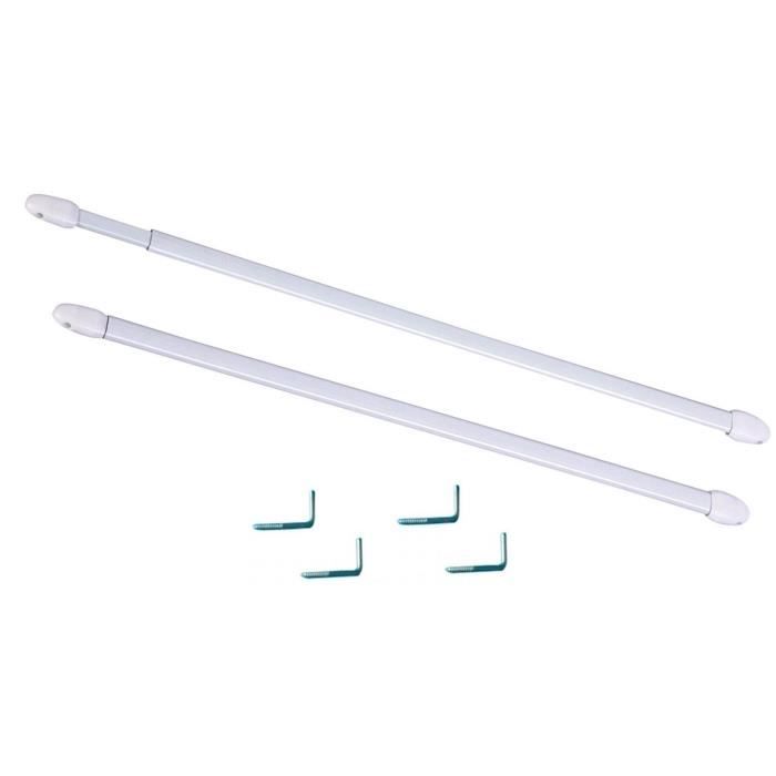 70-120 cm 1/ disques Noir diff/érentes tailles Tringle Rideaux Barre de style /Ø 16/ mm Feuilles