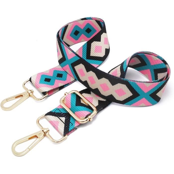Sangle De Sac à Bandoulière Courte - 2 Pièces Noires, 60cm, Remplacement, Cuir Synthétique