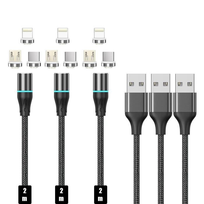 Câble USB Type C 3M à charge rapide - Tél Solution