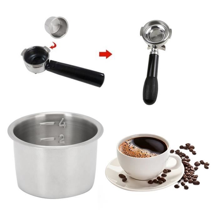 Panier Filtre à Café En Inox - 2 Tailles Au Choix - Parfait Machine à Café Bureau Ou Maison