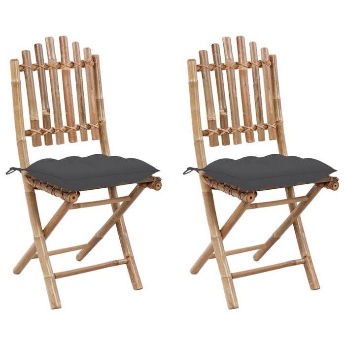 vidaXL Chaises pliables de jardin lot de 8 - vue 9