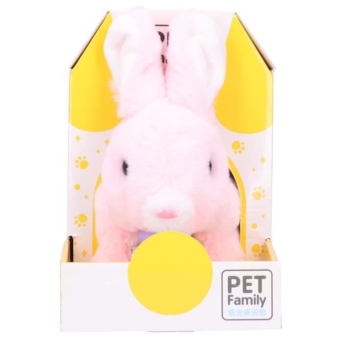 TUMAMA Lapin En Peluche Électrique – Chante, Parle, Enregistre La Voix, Oreilles Et Corps Remuants – Jouet Interactif Pour Enfants 1-3 Ans – Cadeau Pâques