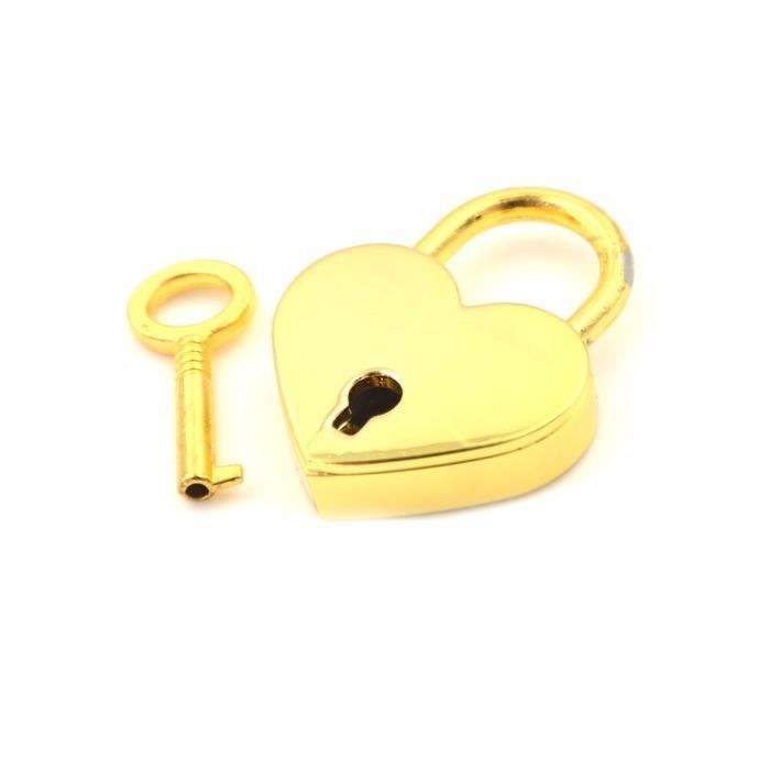 Petits Cadenas Cœurs Pour Valises - Alliage Zinc, Serrures D’amour Décoratives, Neufs