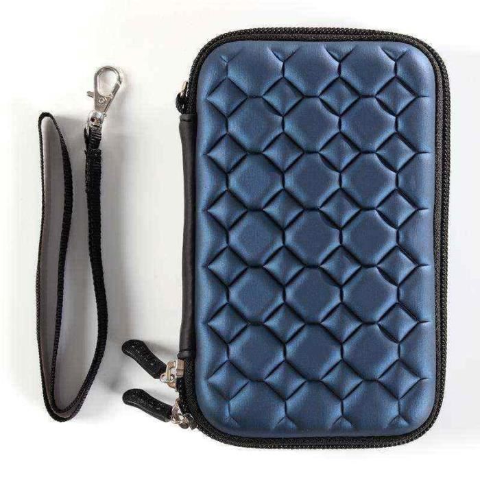 Pochette De Protection Pour Disque Dur 2,5" – Sac Universel Rose Avec Compartiments Filet – Idéal Pour HDD, Câbles Et Accessoires