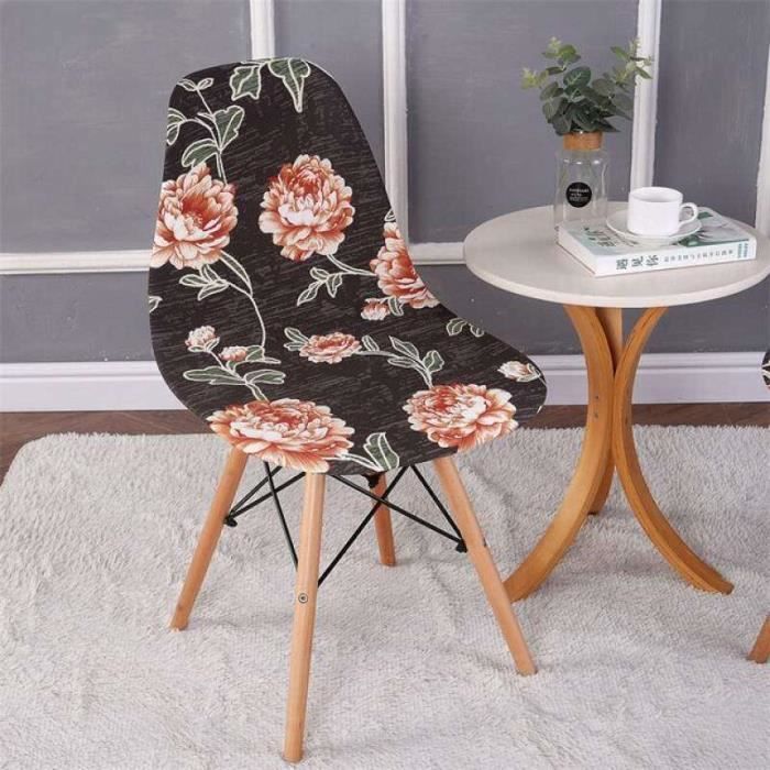Lot De 6 Housses De Chaise De Noël – Polyester Extensible, Motifs Festifs, Protection Et Décoration
