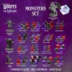 Wildspire Lot Complet 1 Figurines de Monstre D&D Essentielles à Peindre en Vrac – 125 Figurines pour Donjons et Dragons à l'Échelle de 28 mm